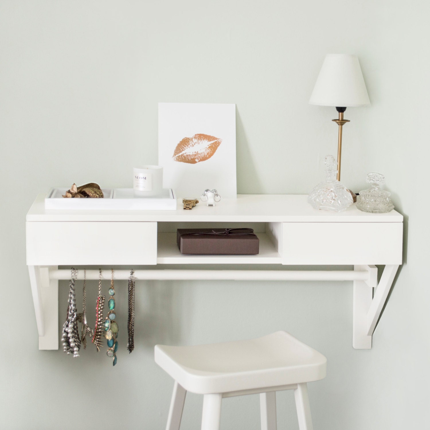 Floating dressing table by Urbansize on Etsy