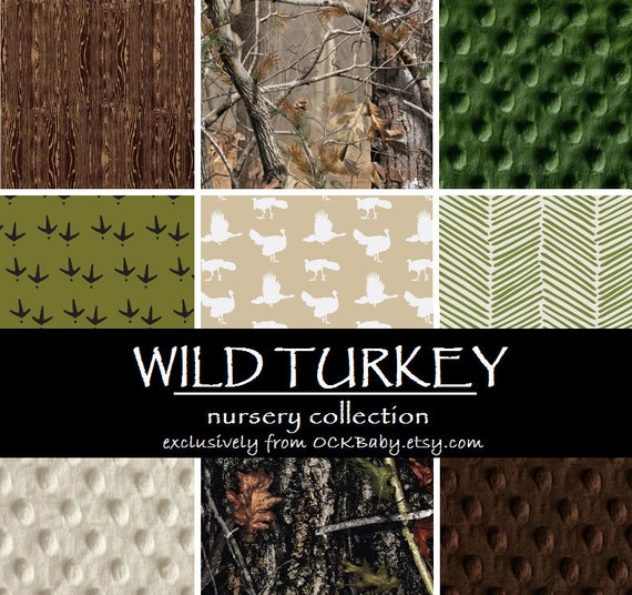 WILD TURKEY Nursery Collection Hunting Baby Bedding Turkey