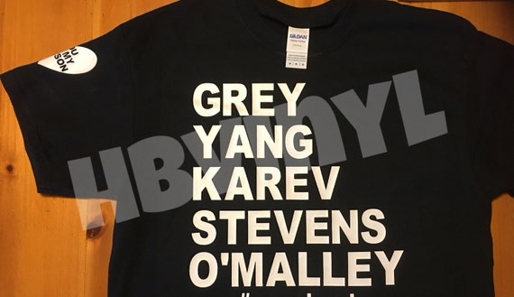 grey's anatomy squad goals shirt