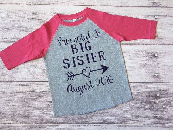 promoted to big sister shirt amazon