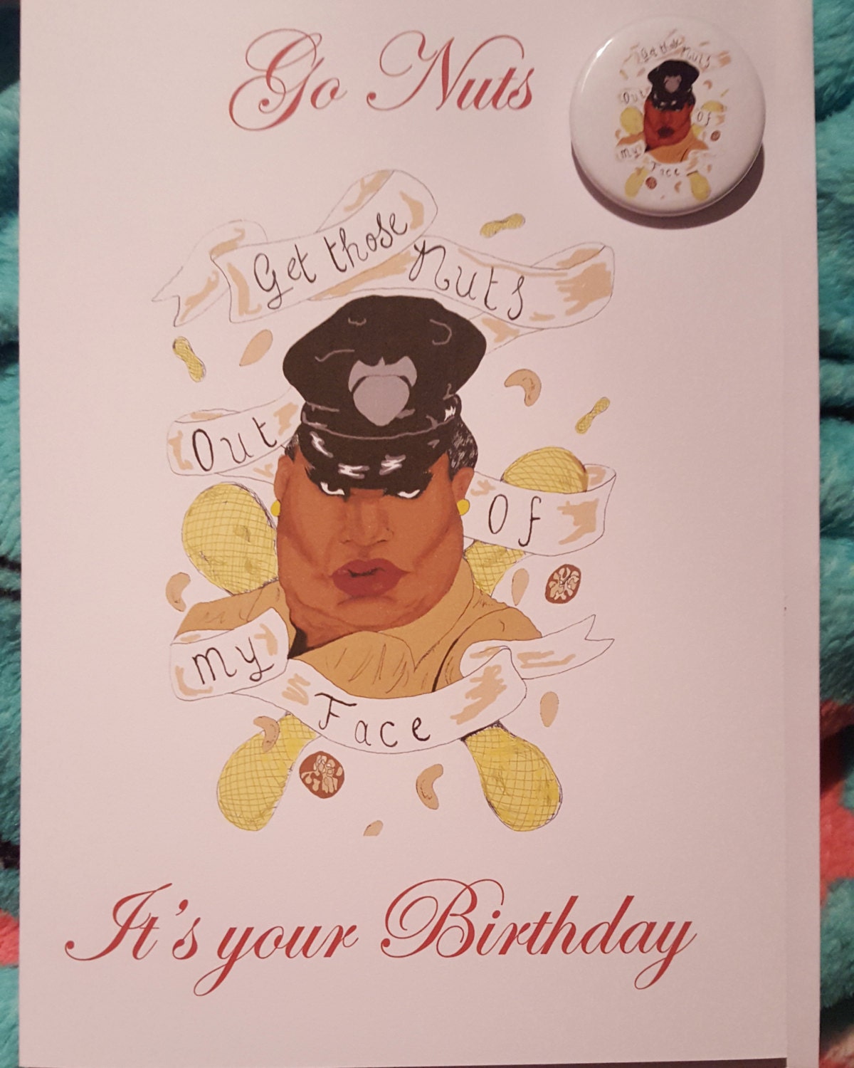 Latrice Royale Drag queen Birthday card and Badge