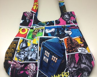 Time Traveling Dr. Who inspired handbag/purse