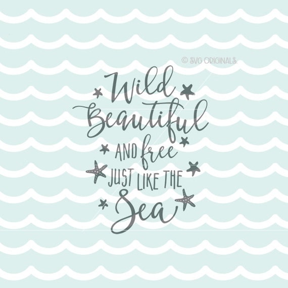 Download Beach SVG Wild Beautiful and Free SVG Vector File. Cricut