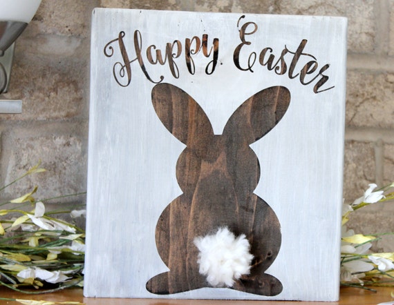 Download Easter Decor Easter Bunny Wooden Sign Easter Decorations