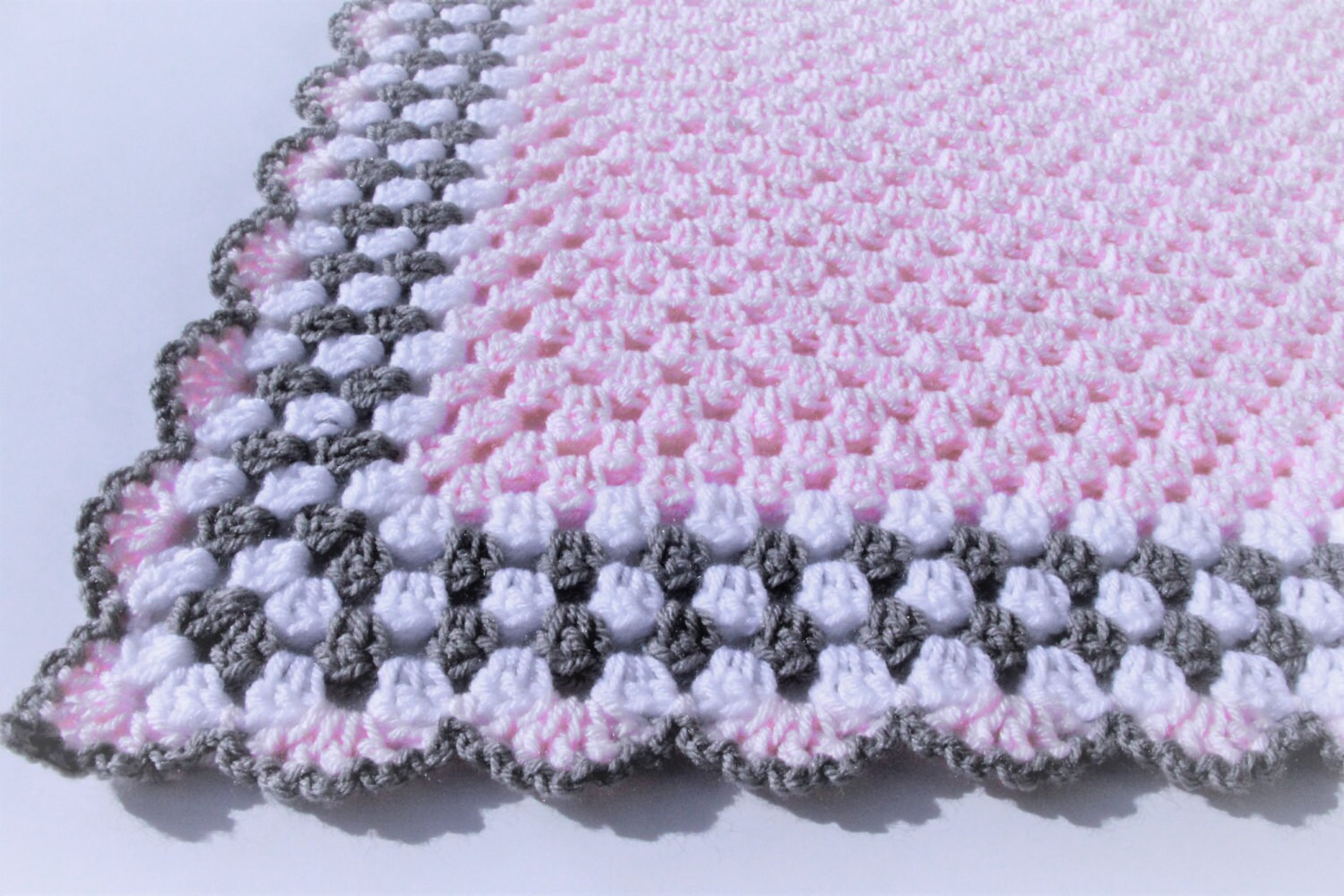 Pink Baby Blanket Crochet Baby Blanket Pink Crochet Afghan