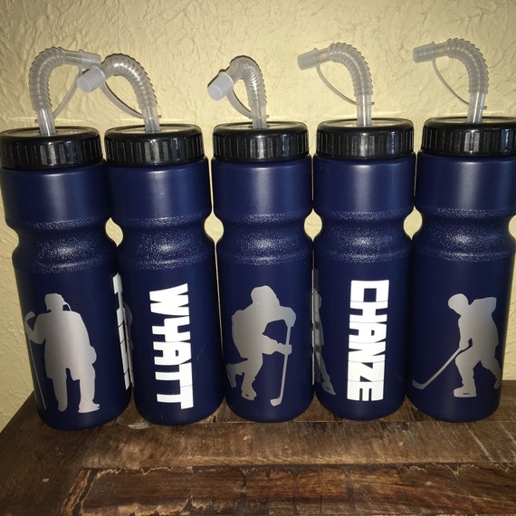 SALE Personalized Hockey Water Bottle 28oz