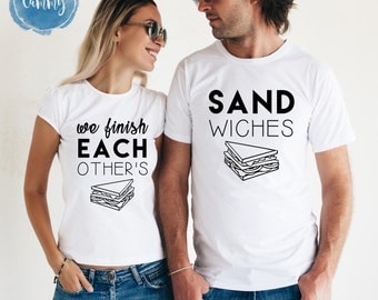 We finish each other's sandwiches - couple shirt - matching shirt - Disney Frozen Shirt