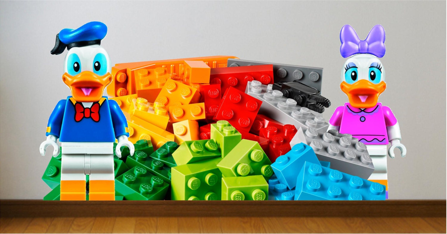 Lego Wall decal for the nursery stickers great for by ArtogText