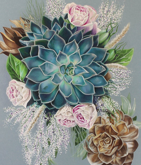 Succulent Print By Hauvonnagodoy On Etsy