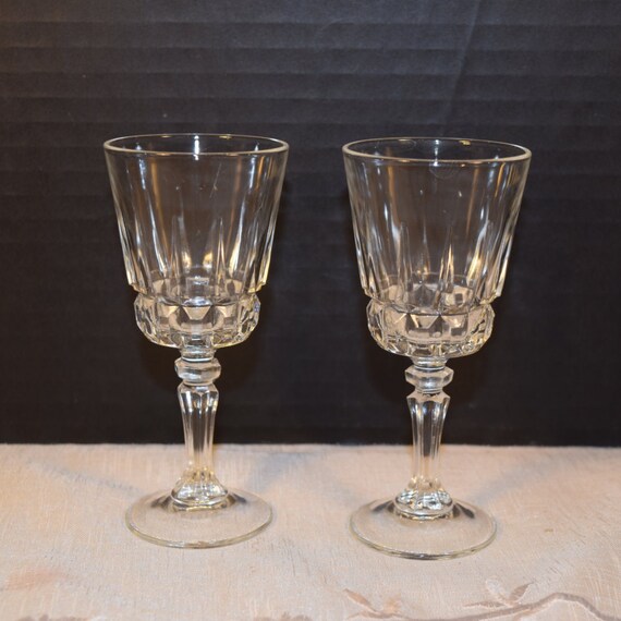 Crystal Cordial Glasses Vintage Crystal by ShellysSelectSalvage