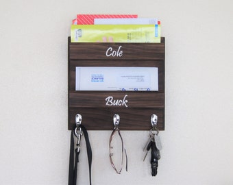 organizer mail key rack coat holder