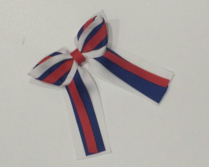 Horse Show bows. Small Equestrian style short tail bow. Girls