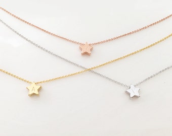 Star necklace personalized kids personalized teen personalized childrens celestial