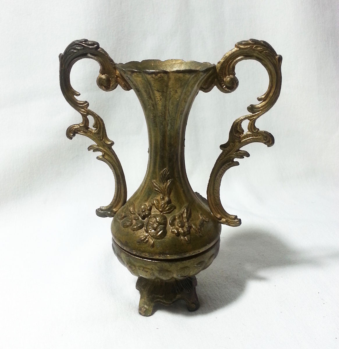 Vintage vase Vintage bud vase Ornate bud vaseOrnate Brass