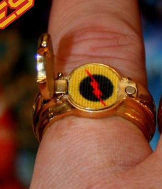 Custom POP Top Reverse Flash T.V. Inspired Ring