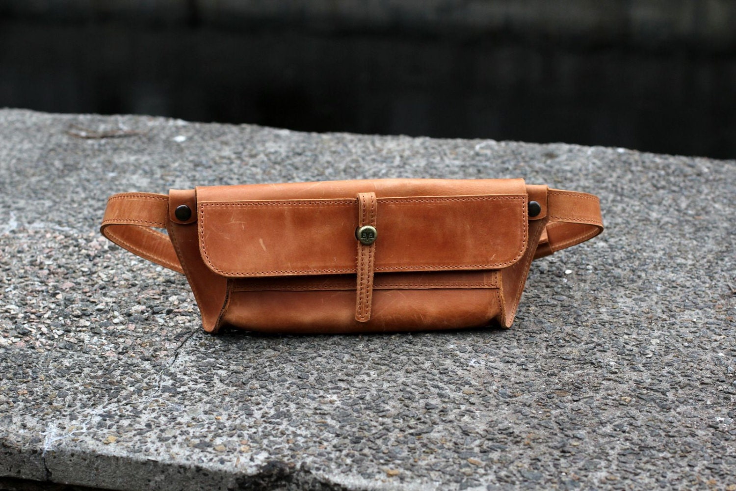 Leather waist bag Belt bag for men Belt bag Waist by itsLark