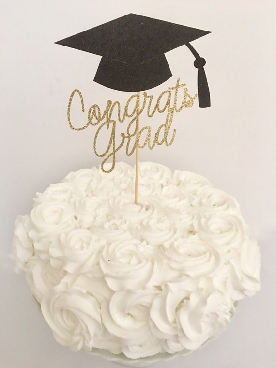 Download Graduation Cake Topper Congrats Grad Graduation Cap Cake