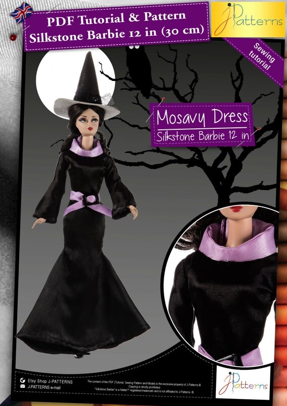 25.EN Tutorial & Pattern Witch Costume Barbie and Silkstone