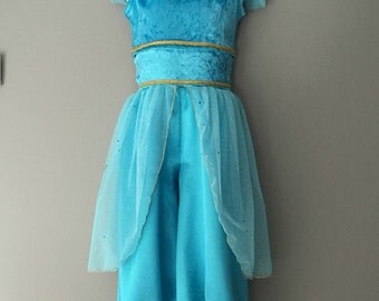 Princess Jasmine Costume, Kids Photos, Kids dress up, Disney Costume, birthday gift idea, costume Halloween, Aladdin Movie