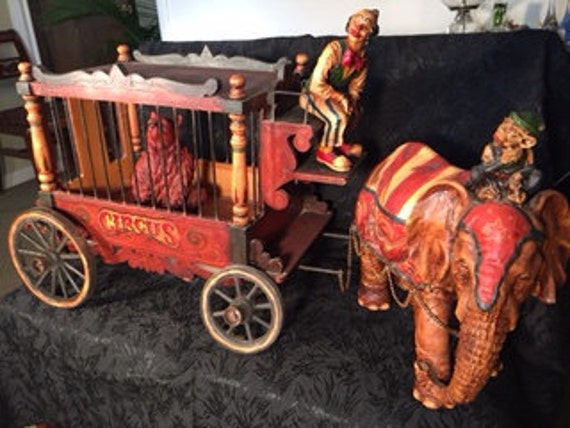 wooden circus wagon
