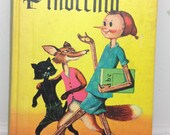 Vintage Pinocchio - Vintage King Arthur - 1960s Pinocchio - 1960s king Arthur - companion library - vintage children's book - 2 in 1 book