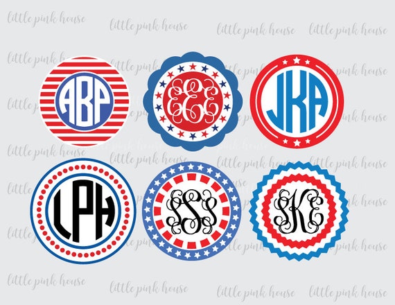 Download 4th of July monogram 4th of July SVG july 4th monogram july