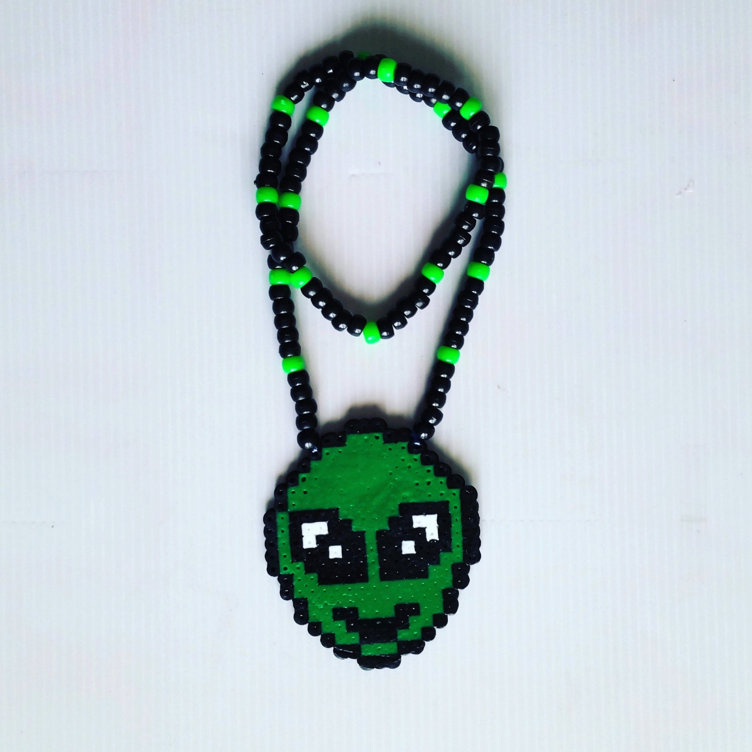 Alien Perler Necklace