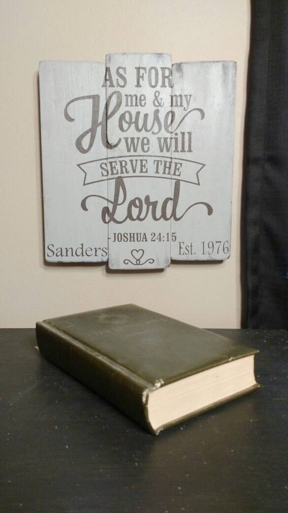 Personalized Bible Verse Wood Plank Decoration