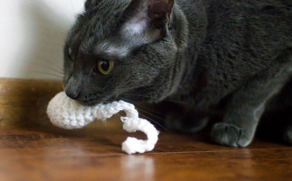 Sperm Catnip Cat Toy Crochet Catnip Cat Toy crochet sperm