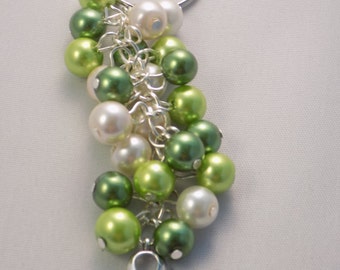 Handmade Lime Gall Bladder Awareness Hope Handbag Charm/Keyring