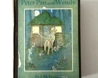 SALE***1936 Peter Pan and Wendy Hardback Antique Hardback Book