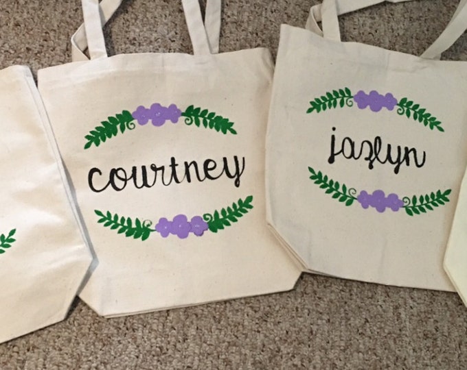 Handpainted Canvas Bags