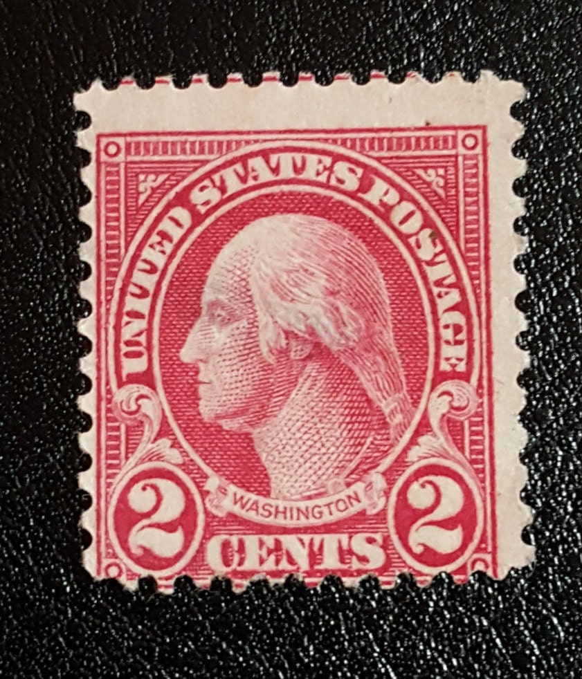 US Stamp Scott 554 1923 2 cent Washington by AssetsCollectibles