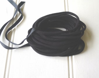 THIN Wholesale Nylon Headband - 10 pieces - Thin Black Nylon Headband - Baby Headbands - Bulk Lot Nylon Headbands