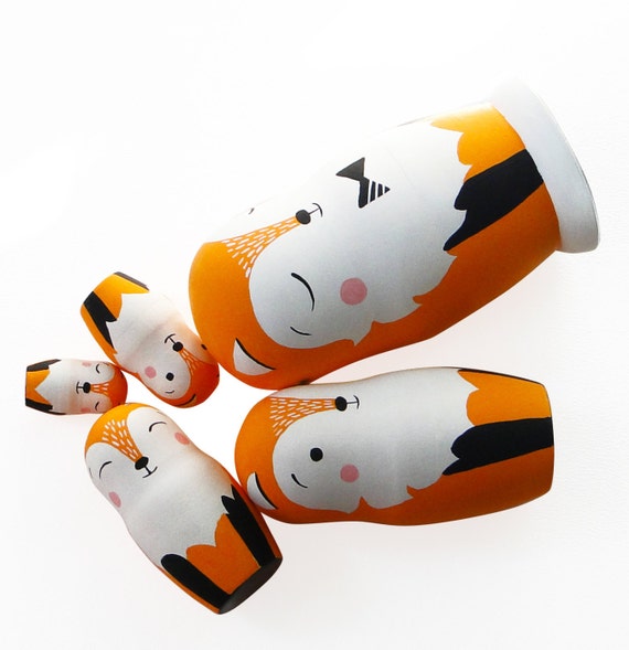 fox nesting dolls