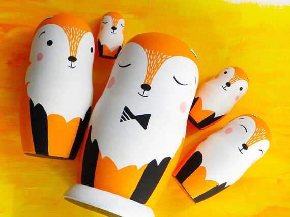 fox nesting dolls