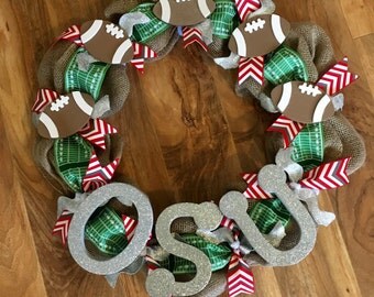 Ohio State Wreath