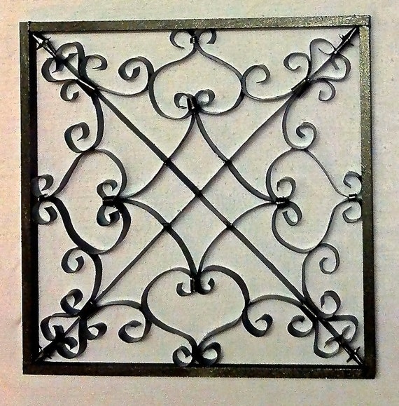Wall hanging wrought iron style wall art Wall decor home