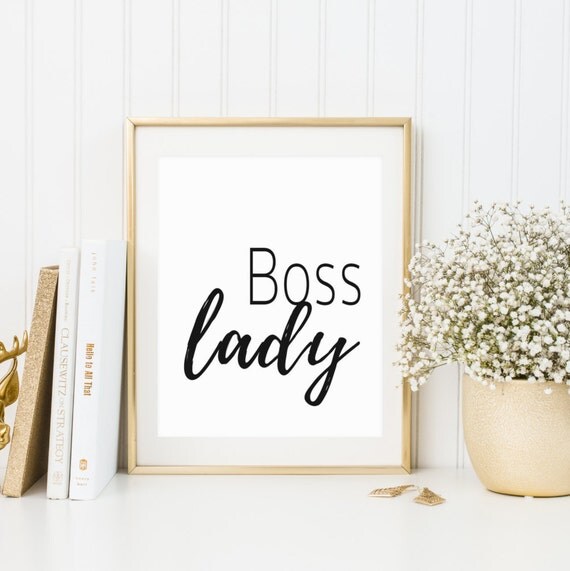 Gift For Boss Boss Lady Office Sign Office Sign Boss Lady