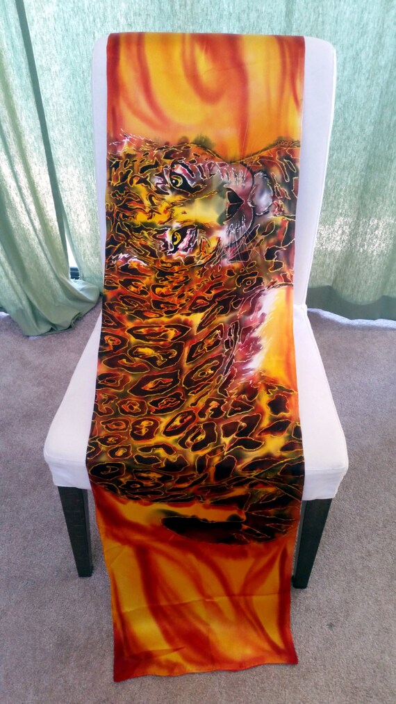 Jaguard Silk jaguar silk scarf Jaguard Silk jaguar silk scarf