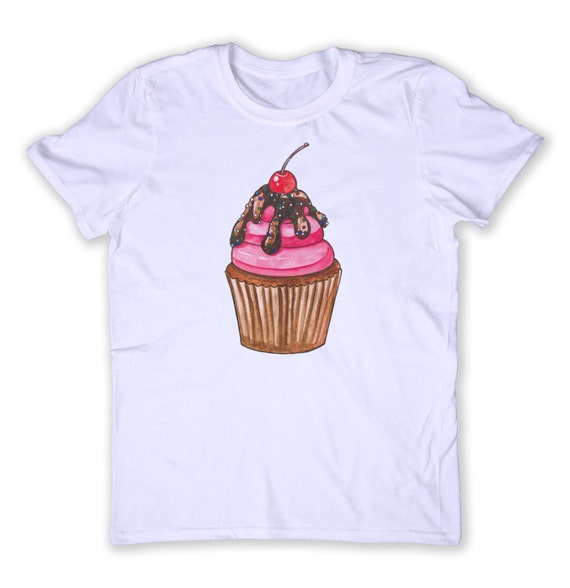Cupcake Shirt Baker\u002639;s Cake Baking Dessert Clothing Tumblr