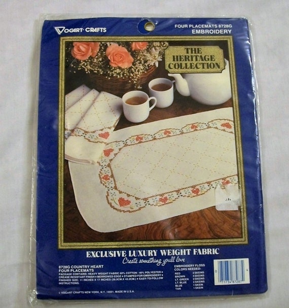Vogart Craft Kit Stamped for Embroidery Vogart Crafts 4