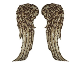 42cm / 16inch Daryl dixon the walking dead full size wings feather angel biker wing patch applique