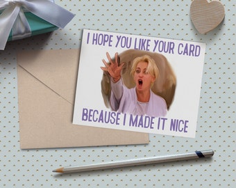 Real Housewives of New York Dorinda Medley Card RHONY Greeting Card