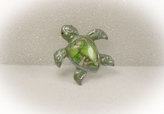 Sea Turtle Jewelry Ocean Jewelry Pin Pendant by Jewelrywizard