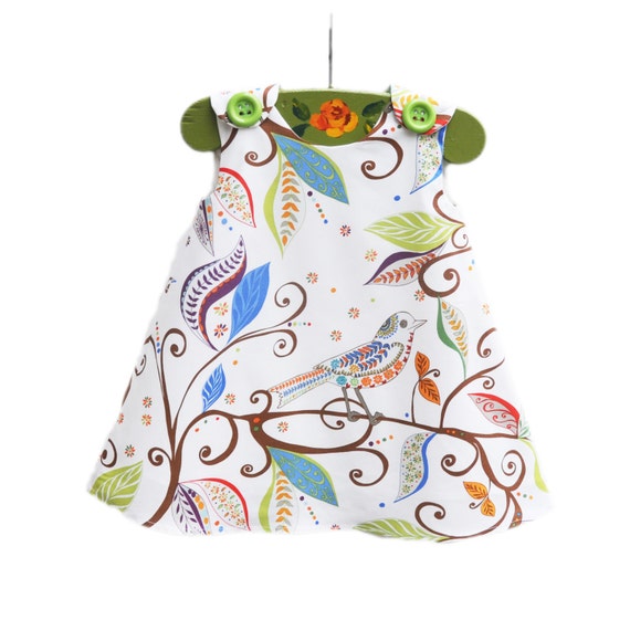 Wren in Gypsy Toddler Dress Designer Fabric Summer Dress