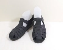 JOSEF SEIBEL Navy Blue Leather Huarache Sandals Size 39 US Size 8.5M