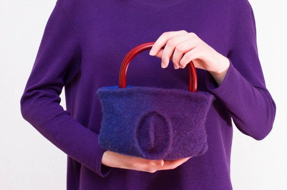 small felt bag