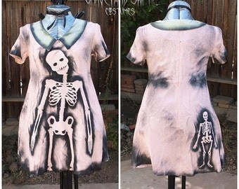 Dead Doll Costume NWT Zombie Costume // Skeleton dress // Halloween Costume // Zombie Doll costume // Dead Baby // Zombie Baby // Size 11