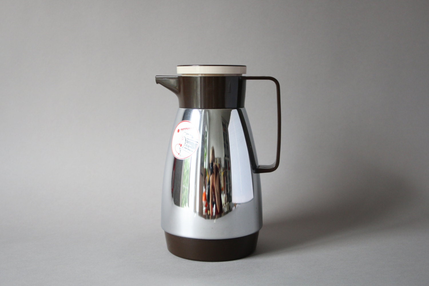 Vintage Thermoskanne 70er Rotpunkt Design Rido Busse